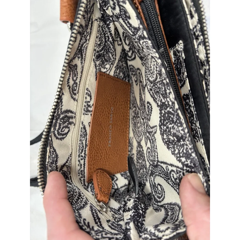 Franco Sarto Berlin East West Black Cross Body Bag